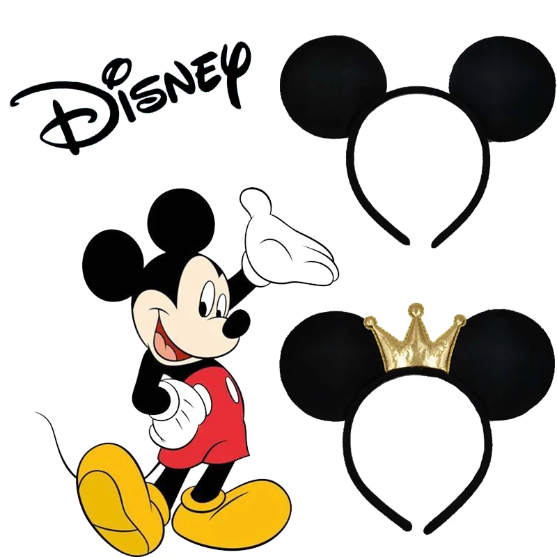 Top Trends: Disney Big Ears Mickey Mouse Headbands Women Simple Classic Minnie Hairbands Girls Black Bow Hair Accessories Kids Activity Gift Shoppable Styles