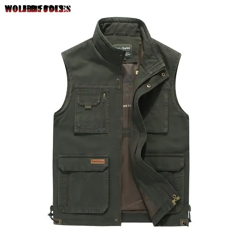 Top Trends: Tactical Military Vest Men Jackets Jersey Vests Denim Sleeveless Jacket Summer Workwear Mesh Man Plus Size Outerwear Embroidered Shoppable Styles