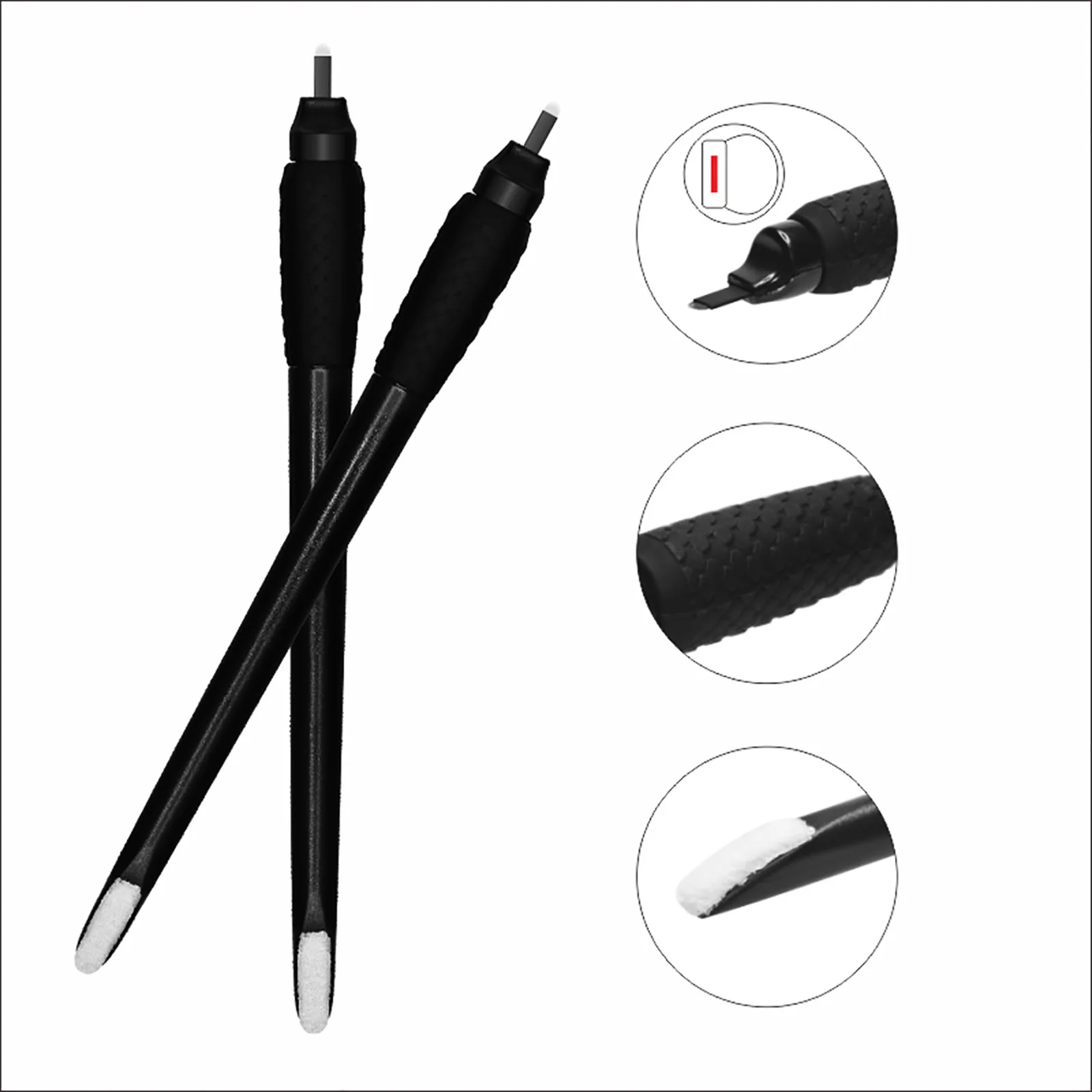 Top Trends: New 5 / 10 / 50PCS Sterilized Permanent Makeup Eyebrow Tattoo Tools 0.15 / 0.18mm Disposable Microblading Pen With U Blades Shoppable Styles - Image 4