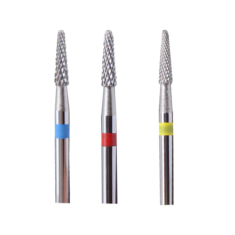 Top Trends: 3 Grits Carbide Nail Drill Bit Electric Milling Cutter For Manicure Rotate Burr Remove Gel Polish Tools Nail Files Accesories Shoppable Styles