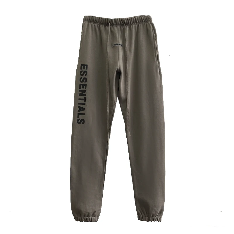 Top Trends: Essentials Oversized Pants Double Thread Silicone Letter High Street Men's Pants And Women's Trousers Plush Sweatpants Male Shoppable Styles - Image 6