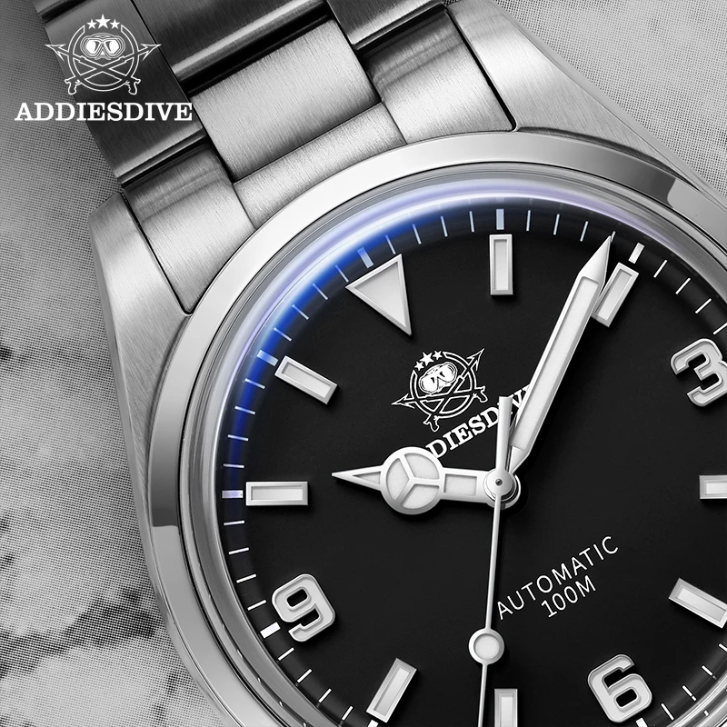 Top Trends: ADDIESDIVE AD2112 Men Watch Sapphire Crystal 10Bar Waterproof NH35 Automatic Mechanical Watches Relogios Masculino Shoppable Styles