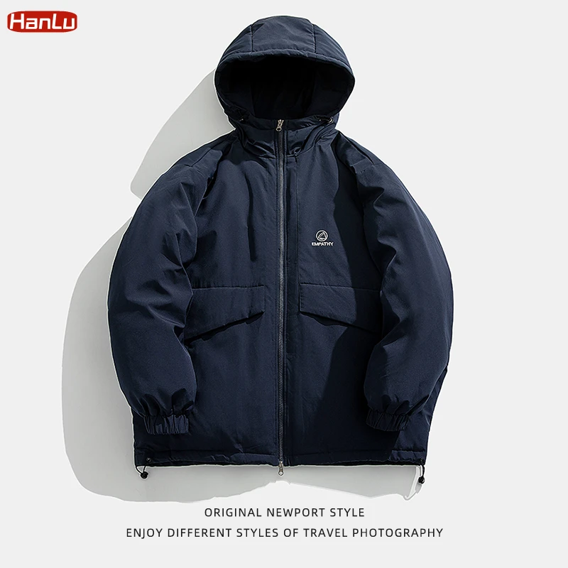 Top Trends: 2022 Mans Clothes Cargo Jackets Men Winter New Waterproof Parkas Thick Warm Casual Big Pocket Hooded Jacket Women Heavy Coats Shoppable Styles