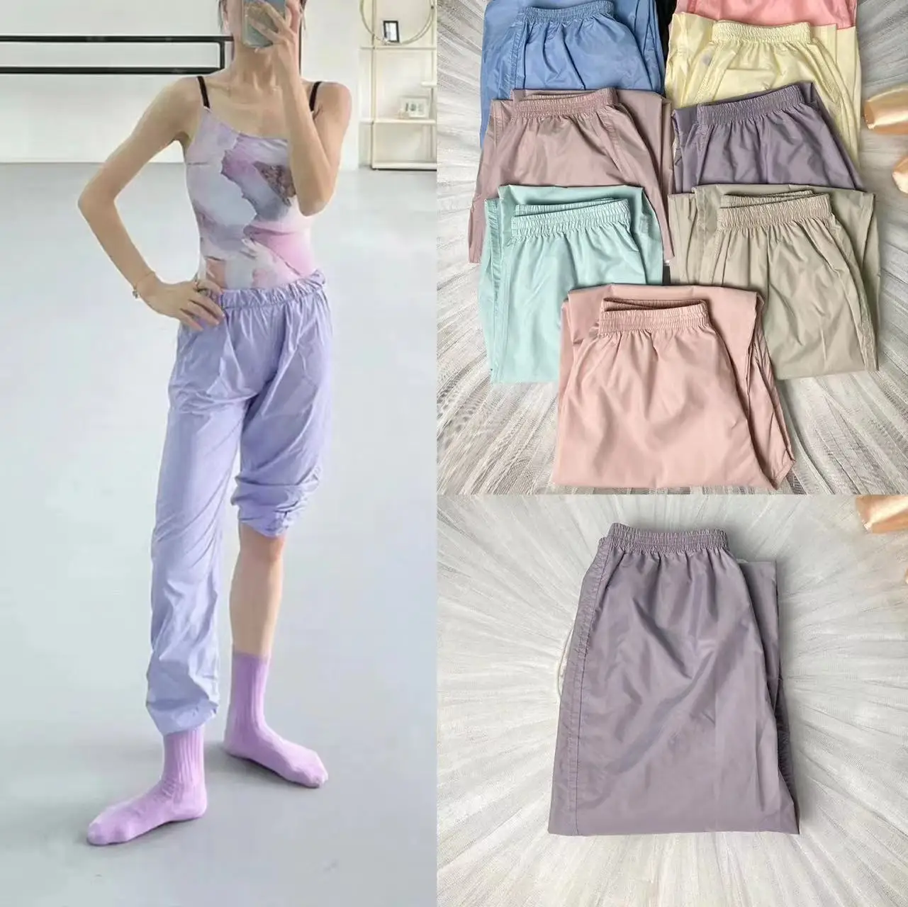 Top Trends: Ballet Dance Pants 2024 Gymnastics Outdoor Dancing Pant Loose Sweatpants Lightweight Quick Drying Warm Up Pants Shoppable Styles