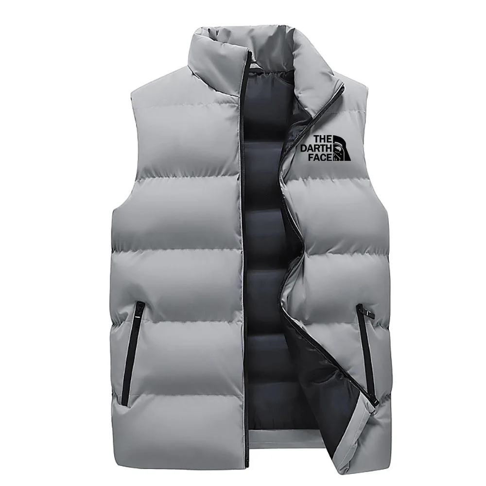 Top Trends: New Winter Brand Clothing Vest Warm Sleeveless Jacket Casual Vest Winter Windproof Jacket Men&#039;s Zipper Down Vest Shoppable Styles