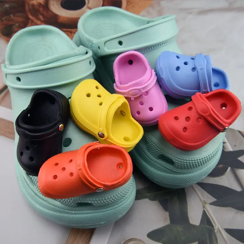 Top Trends: New Cute Mini Shoes Charms PVC Shoe Decoration Adult Kids Sandals Shoe Charms Colorful Accessories Free Shipping Shoppable Styles