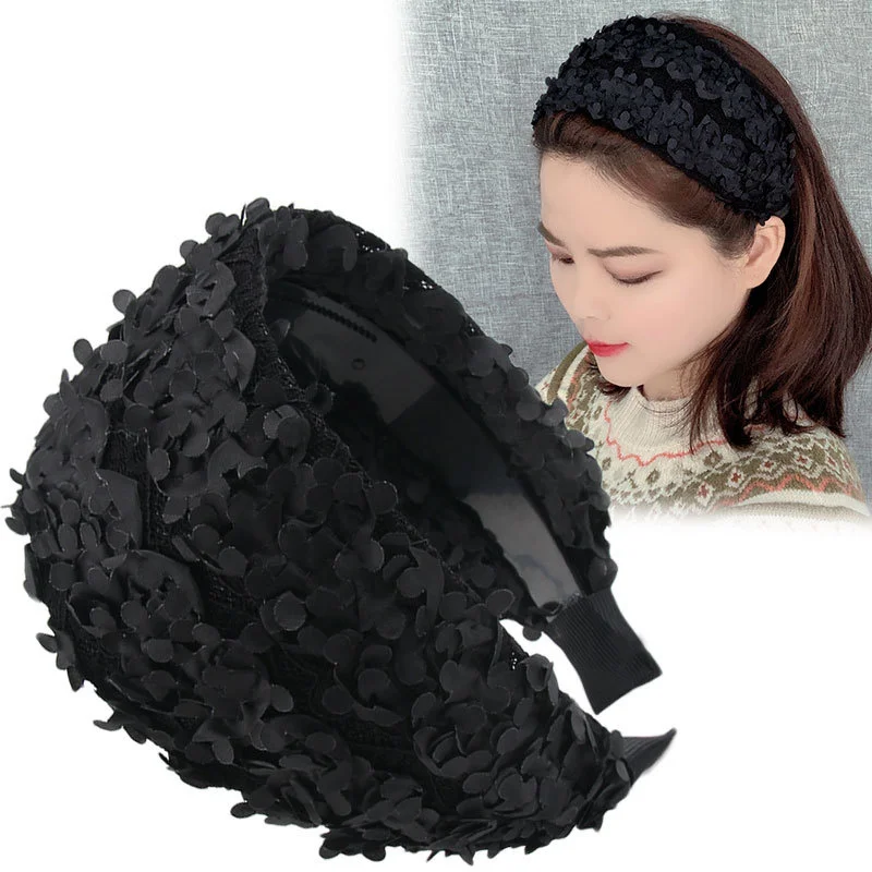 Top Trends: Luxury Wide Headbands For Women Girls Head Bands Fashion Elegant Hairbands Female Hair Bands Hoop Headwear Hair Accessories Shoppable Styles