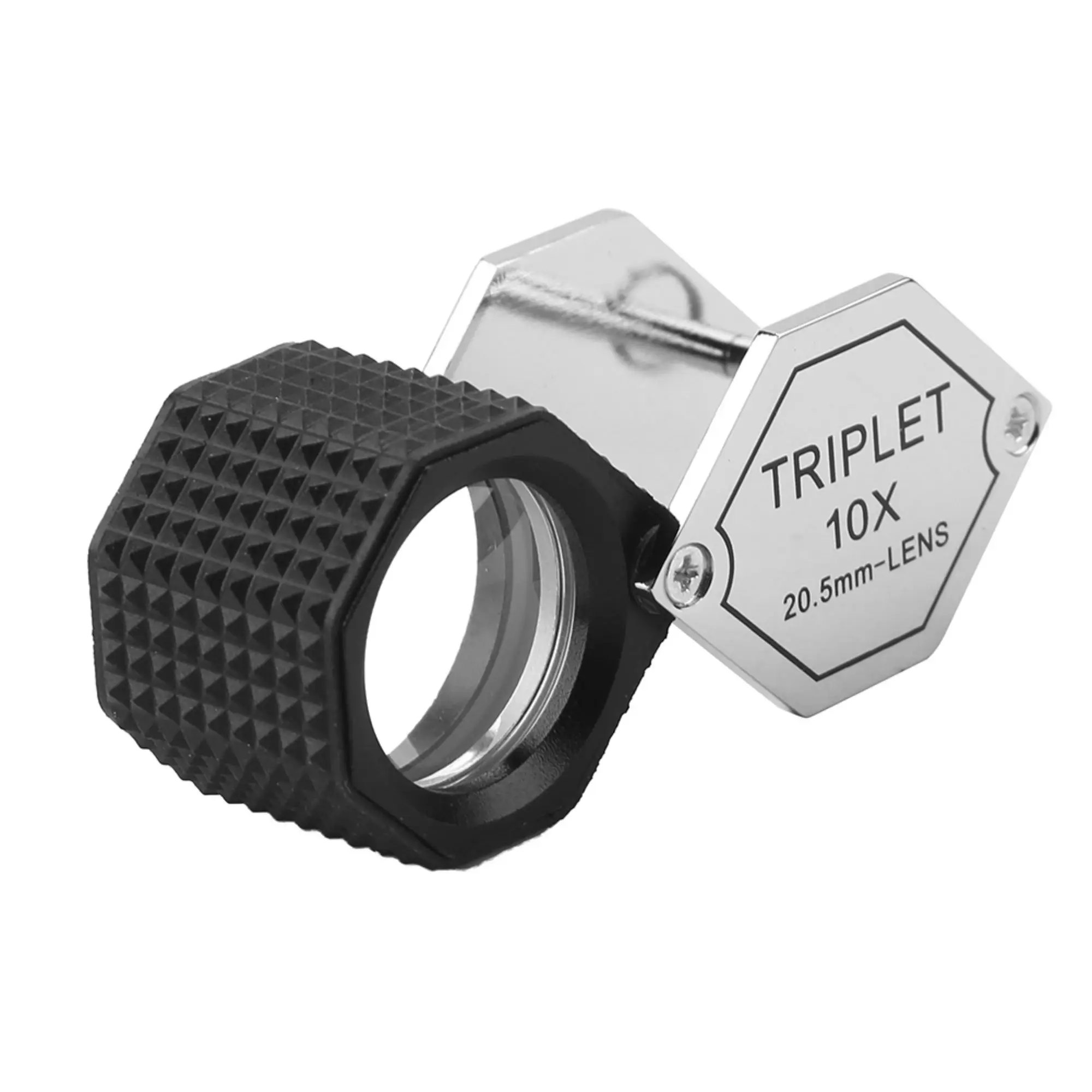 Top Trends: Hexagon 20.5mm Diameter 10x Loupe Triplet Gemstone Magnifier Diamond Grading Eye Magnifying Jewelry Identification Tools Lysuz Shoppable Styles