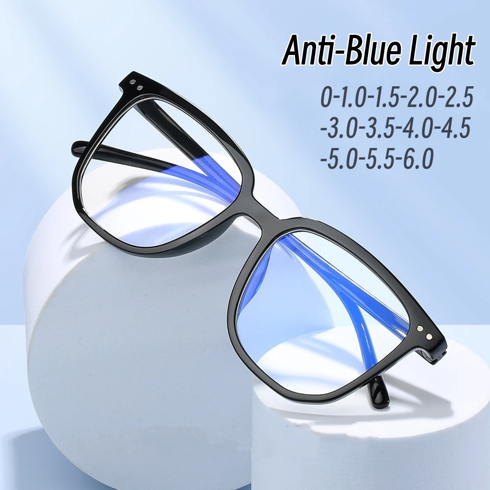 Top Trends: Women&#039;s Ultra Light Oversized Frame Myopic Glasses Anti-Blue Light Short Sight Eyeglasses Luxury Transparent Finished Glasses Shoppable Styles