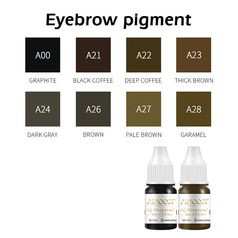 Top Trends: New Top Tattoo Microblading Paint Ink 3ml Pigment For Semi Permanent Body Art Eyebrows Eyeliner Lips Tint Makeup Supplies Shoppable Styles - Image 6