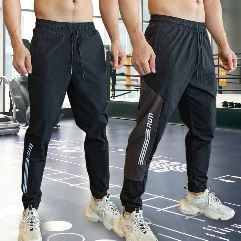 Top Trends: Mens Gym Fitness Running Sweatpants Workout Athletic Long Pants Outdoor Training Sports Trousers Elastic Waist Zipper Pockets Shoppable Styles