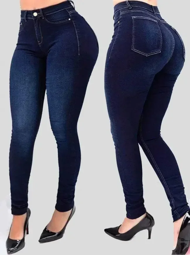 Top Trends: Skinny Jeans For Woman Casual Stretch Denim Sexy High Waist Slim Female Fashion Office Trendy Vintage Pants Streetwear Y2K Shoppable Styles