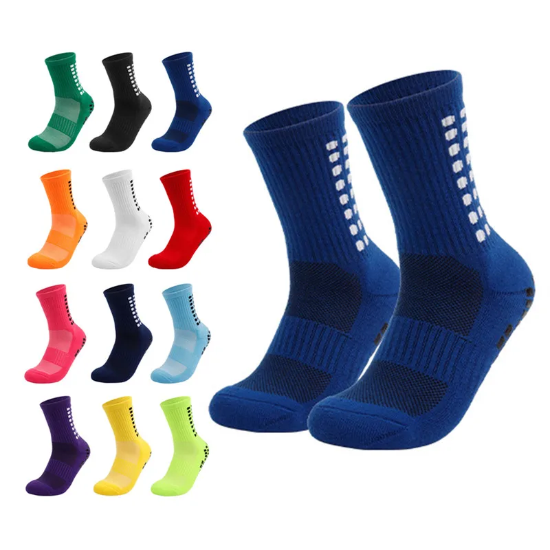 Top Trends: Casual Soccer Sport Grip Socks Thickened Breathable Anti-Slip Football Socks Men Women Outdoor Running Cycling Basketball Socks Shoppable Styles