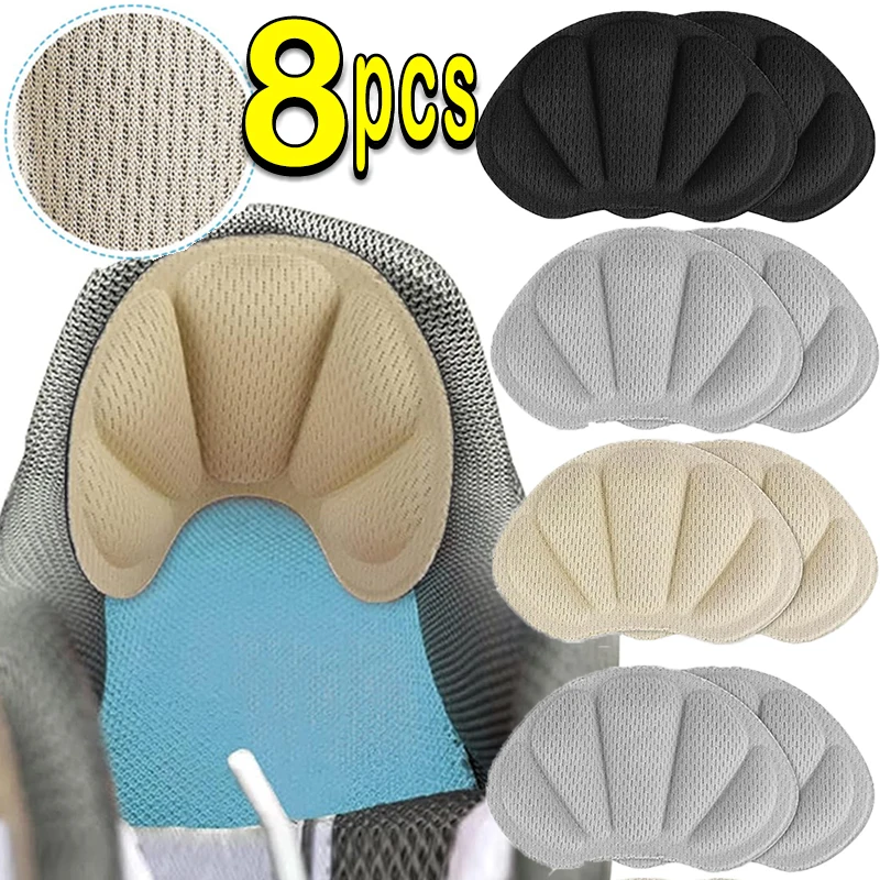 Top Trends: 8pcs Insoles Heel Pads Lightweight For Sport Shoes Adjustable Cute Size Back Sticker Antiwear Feet Pad Cushion Insole Heels Shoppable Styles - Image 2