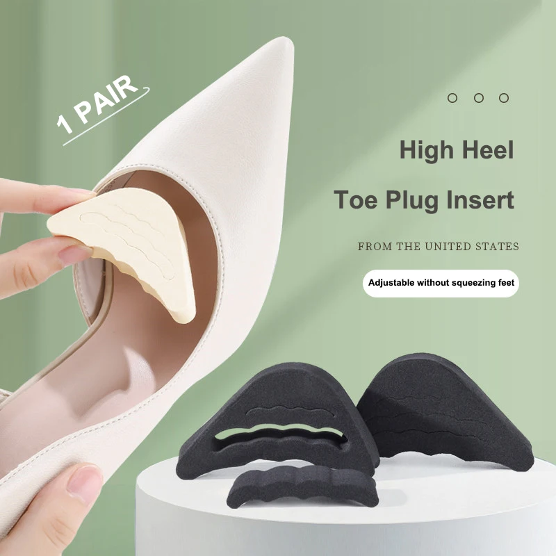 Top Trends: High Heel Toe Plug Insert For Women Forefoot Insert Pad Shoe Big Shoes Toe Front Filler Cushion Pain Relief Protector Adjustment Shoppable Styles