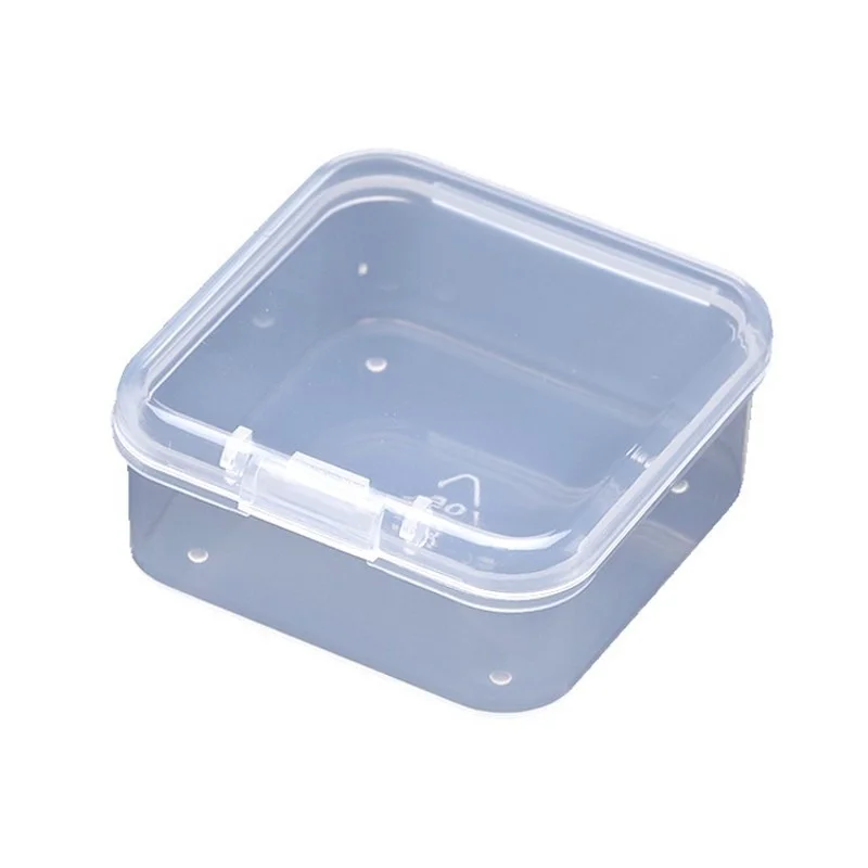 Top Trends: 48PCS Mini Clear Plastic Storage Containers With Lids Empty Hinged Boxes For Beads Jewelry Tools Craft Supplies Flossers Fishing Shoppable Styles - Image 6