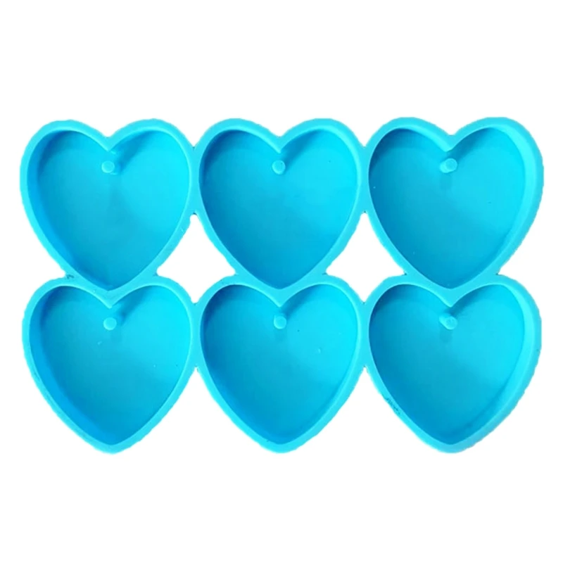 Top Trends: Heart Earrings Resin Mold Jewelry Casting Mold Silicone Keychain Mold Diy Crafts Mold Pendant Craft Supplies For Women 517F Shoppable Styles