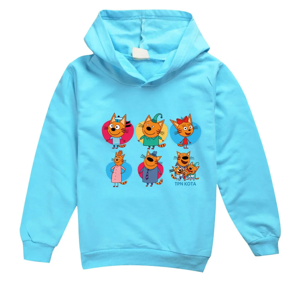 Top Trends: Kid-E-Cats Cotume Kids Russian Три Кота My Family Three Happy Cats Clothes Baby Girls Sweatshirts Boys Fashion Hooded Outerwear Shoppable Styles - Image 6