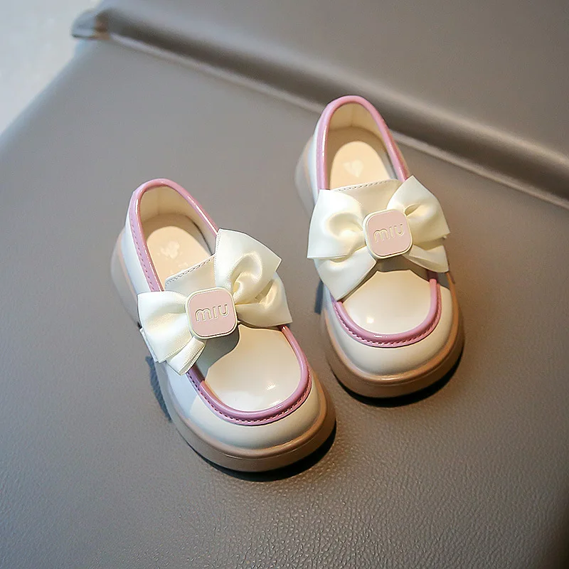 Top Trends: Kids Shoes Girls Shoes Cute Bowknot Girls Loafers PU Leather Girls Dress Shoes Princess Shoes Flats Kids Shoppable Styles - Image 2