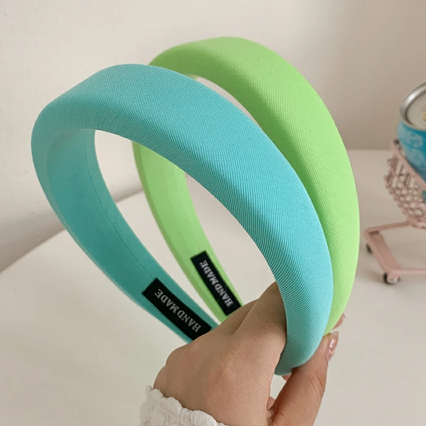 Top Trends: New Padded Headbands Women Wide Bezel Hairbands Thick Velvet Hair Hoop Girls Sponge Non-slip Hairband Fashion Hair Accessories Shoppable Styles - Image 3