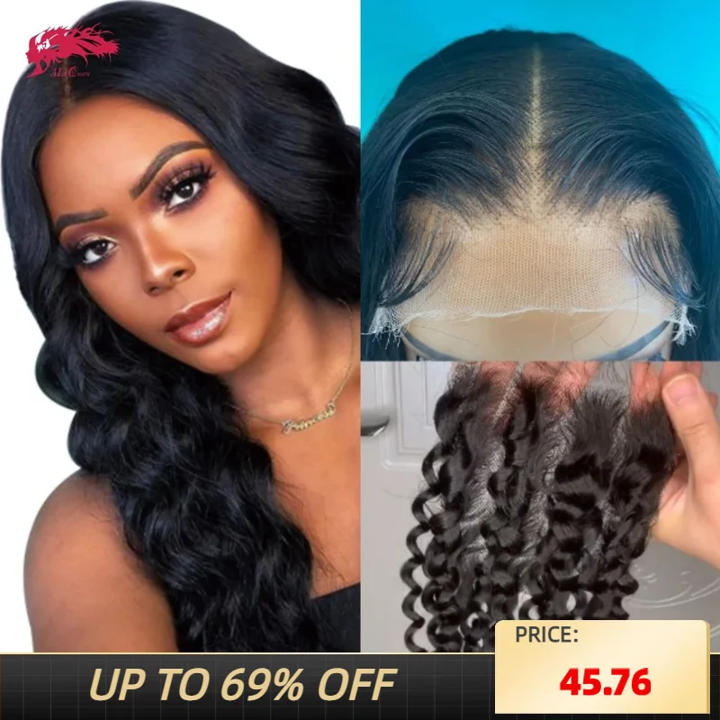 Top Trends: Ali Queen Natural Wave 2x6 5x5 6x6 7x7 HD Lace Closure Invisible Skin 13x6 13x4 Lace Frontal Raw Unprocessed Human Hair Shoppable Styles