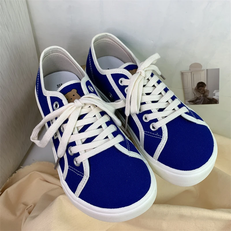 Top Trends: Women Sneakers Summer Casual Platform Canvas Shoes Lace-Up Flats Ladies Trainers Female Sport Shoes Zapatillas Mujer Shoppable Styles - Image 6