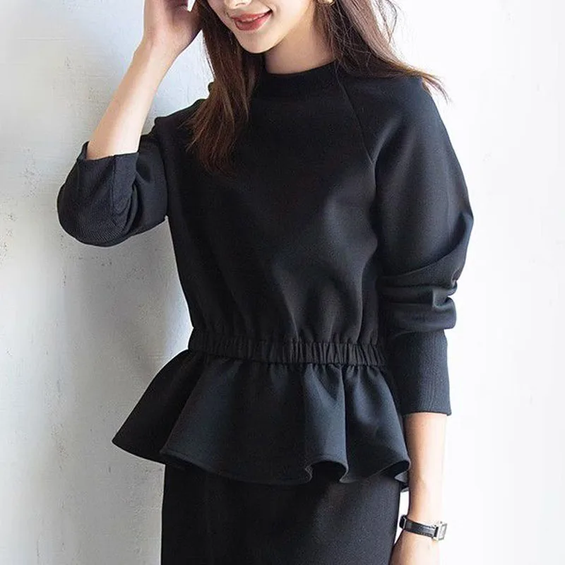 Top Trends: New Autumn / Winter Fashion Trend Design Sense: Waist Wrapped And Fleece Round Neck Slim Fit Versatile Western Women&#039;s Sweater Shoppable Styles