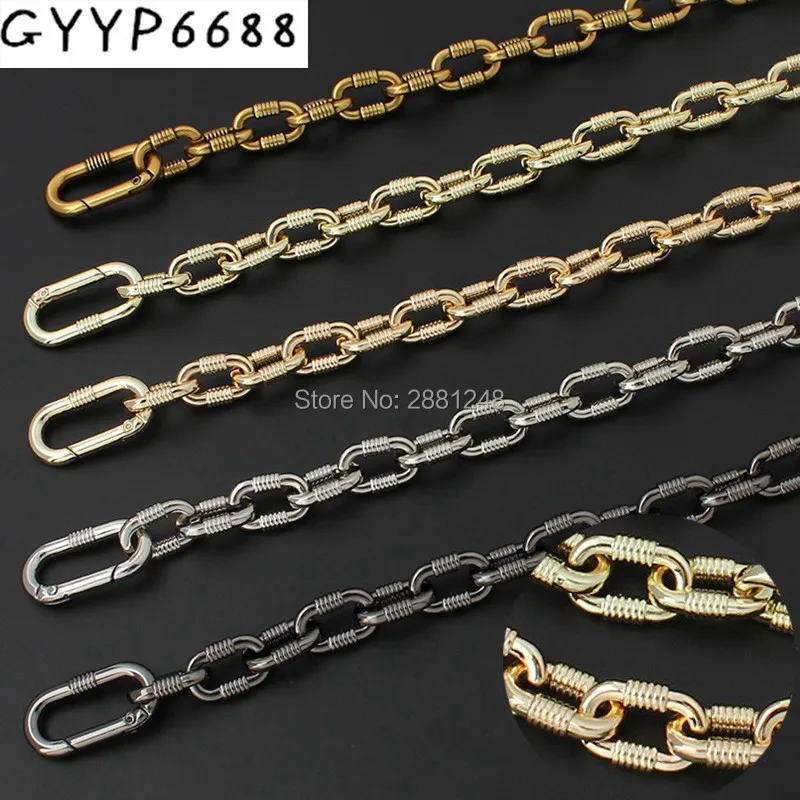 Top Trends: 5 Colors NEW All-match Zinc Alloy Thread Chain Bags Strap Bag Parts Easy Matching DIY Handles Accessory Factory Plating Shoppable Styles