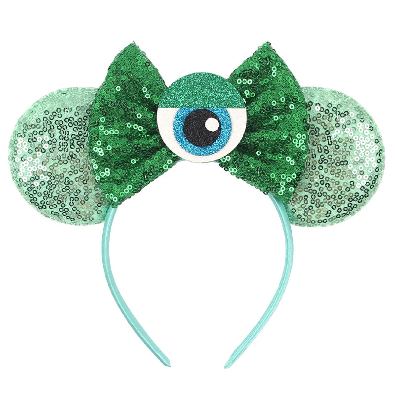 Top Trends: NEW Sullivan Disney Ears Headband Monster Inc Minnie Mouse Hairband Women Cartoon Character Cosplay Hair Accessories Kids Party Shoppable Styles - Image 5