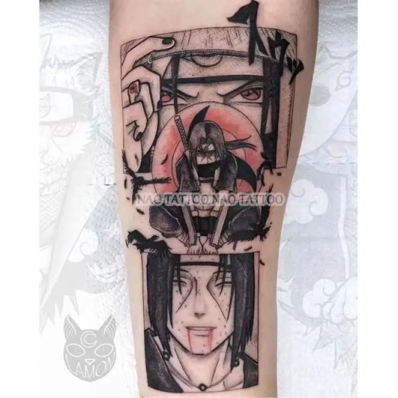 Top Trends: Anime Temporary Tattoo Realistic Cartoon Tatoo Cool Body Art Waterproof Fake Tatto Sticker For Woman Men Shoppable Styles