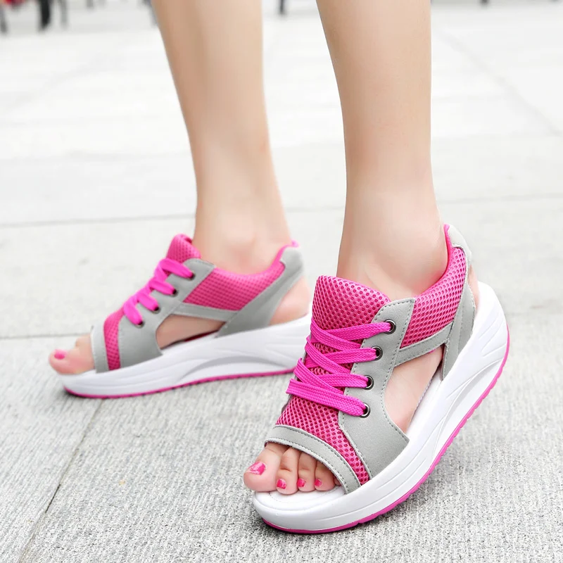 Top Trends: Women Sandals 2023 New Lady Platform Chunky Sandals Comfortable Women's Sandals Open Toe Casual Summer Sports Shoes Shoppable Styles