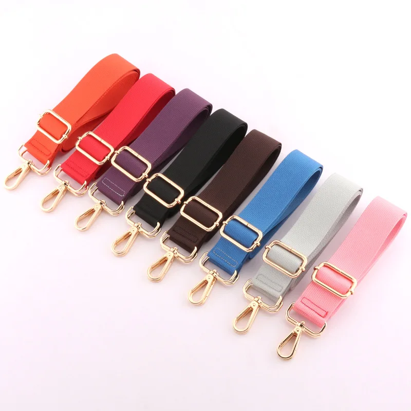 Top Trends: 38mm Shoulder Belt For Bag Women's Bag Straps Adjustable Solid Nylon Handbag Strap Accessories Shoppable Styles