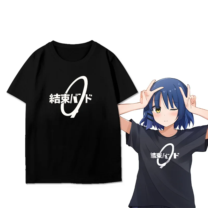 Top Trends: BOCCHI THE ROCK T-shirt Kawaii Harajuku Clothing Cosplay Same Style T Shirt Women's Y2k Cute Tees Anime Character Ditto Clothes Shoppable Styles