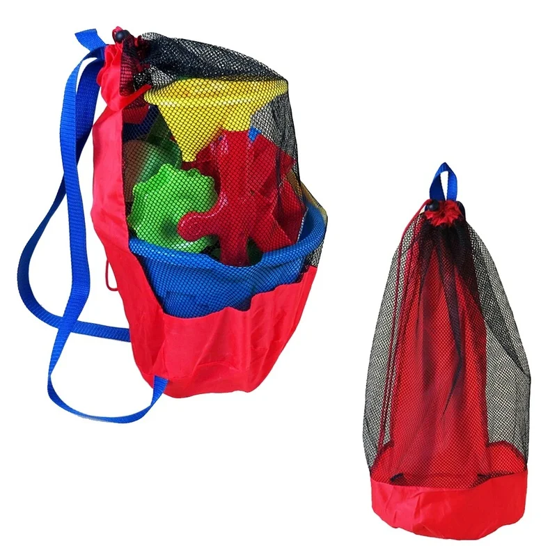 Top Trends: Portable Beach Bag Foldable Mesh Swimming Bag For Children Beach Toys Basket Storage Bag Kids Outdoor Children Swimming Dry Sack Shoppable Styles - Image 2