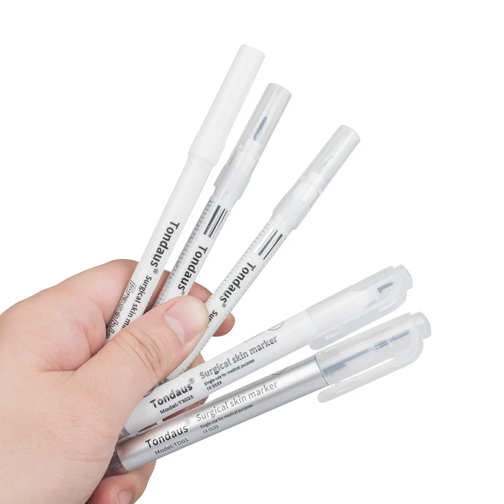 Top Trends: Korean Tattoo Sterile Embroidery Marking Pen Surgical Eyebrow Mark Pen Waterproof White Floating Lip Line Positioning Pencil Shoppable Styles - Image 5