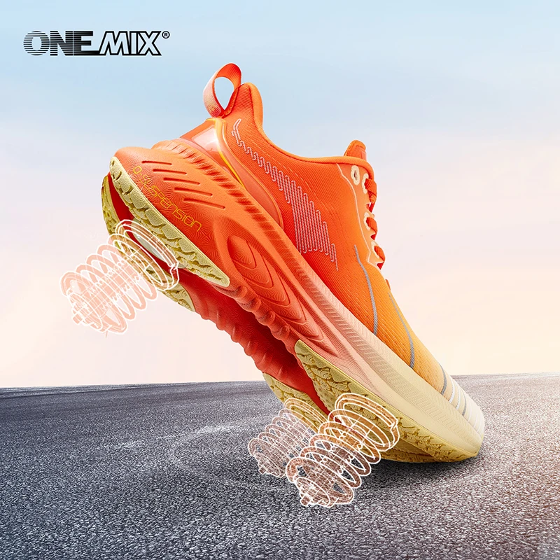 Top Trends: ONEMIX 2024New Cushioned Running Shoes Women Fall Winter Heavy Runners Lace-up Women Jump Rope Dance Non-slip Outdoor Sneakers Shoppable Styles