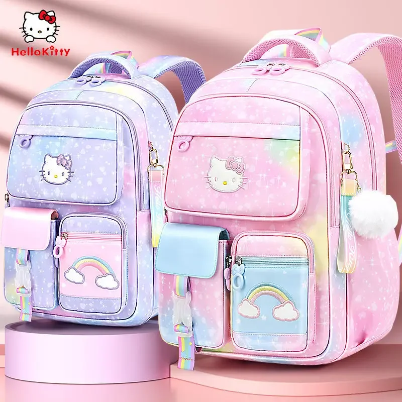 Top Trends: Hello Kitty Children&#039;s Schoolbag Primary School Student Girls&#039; Spine Protection Burden Reduction Girls&#039; Backpack School Backpack Shoppable Styles