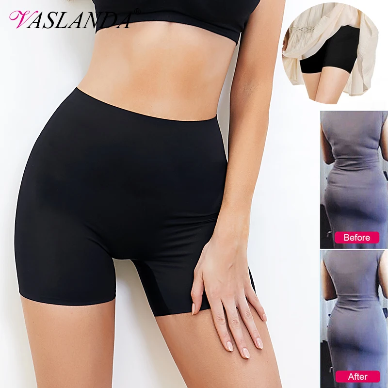 Top Trends: Women Safety Slip Shorts Under Skirt Seamless Anti Chafing Boxer High Waist Boyshorts Anti-emptied Panties Yo Ga Short Pants Shoppable Styles