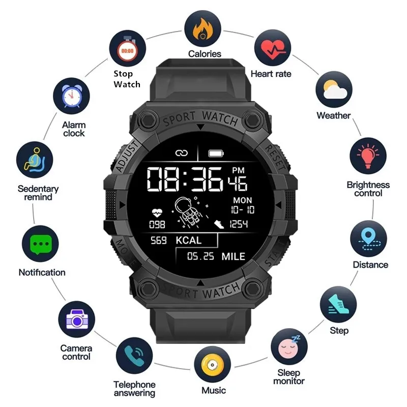 Top Trends: FD68S New Smart Watch For Men Women Bluetooth Relógio Smartwatch Touch Fitness Bracelet For IOS Android Men&#039;s Watch Reloj Hombre Shoppable Styles