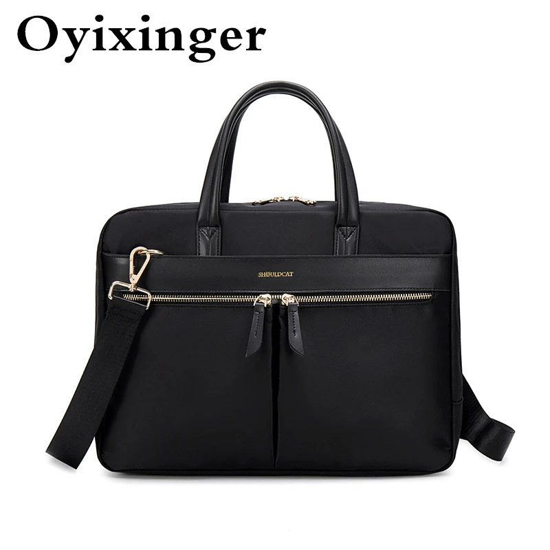 Top Trends: OYIXINGER Women's Briefcase Business Tote Messenger Bags For Female A4 Document Storage 13.3-15.6 Inch Laptop Bag For Macbook Hp Shoppable Styles