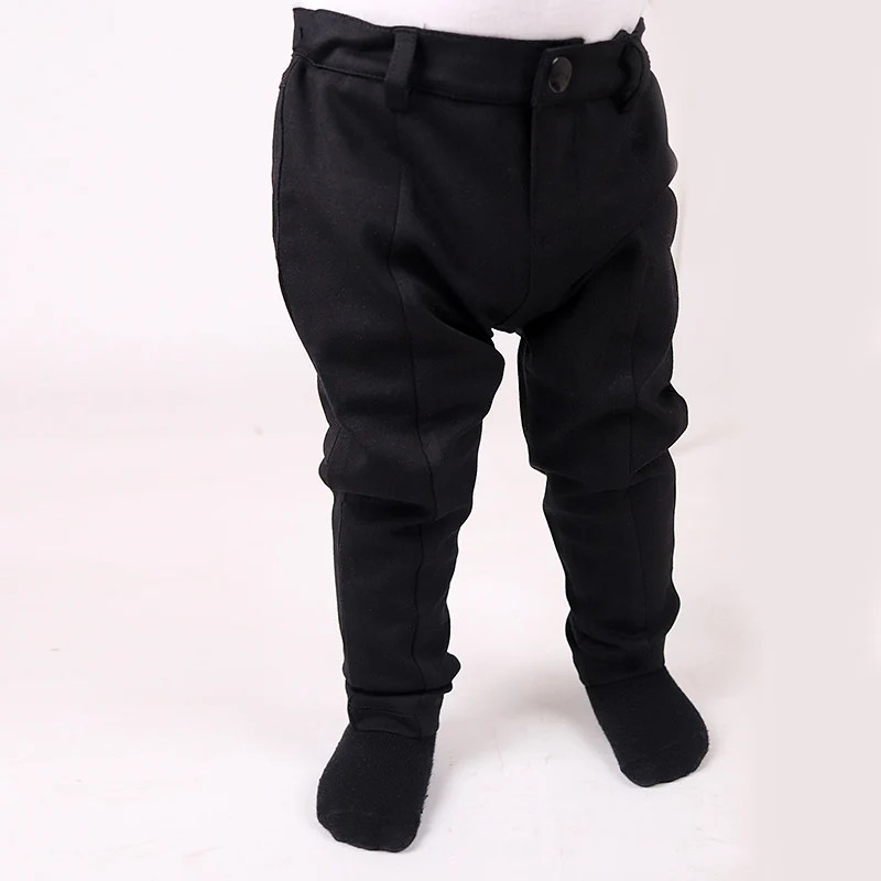 Top Trends: Boys Long Pants Black All Seasons Trouser High Elasticity Waistband Fashion Pants Summer Kid Clothes Pants Front Zipper Opening Shoppable Styles