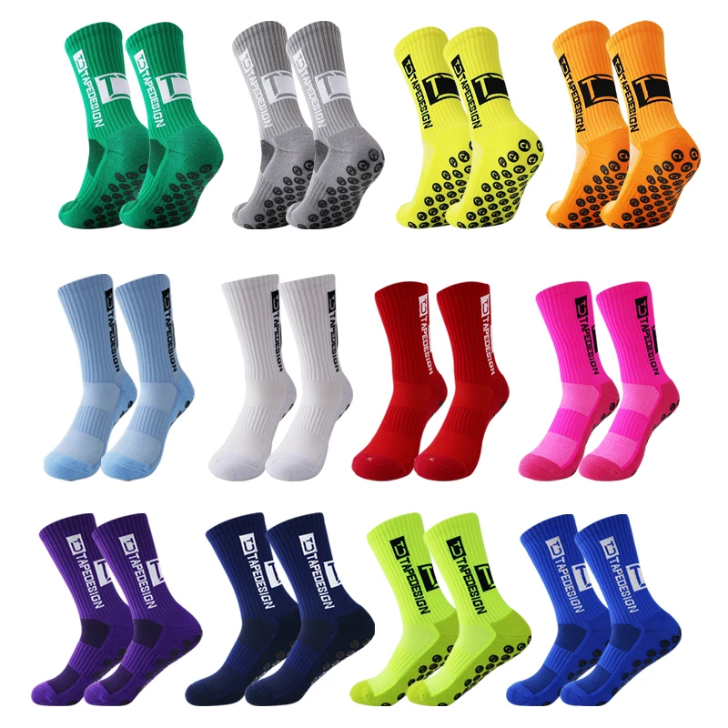 Top Trends: ANTI SLIP Football Socks Mid Calf Non Slip Soccer Cycling Sports Socks Mens Shoppable Styles