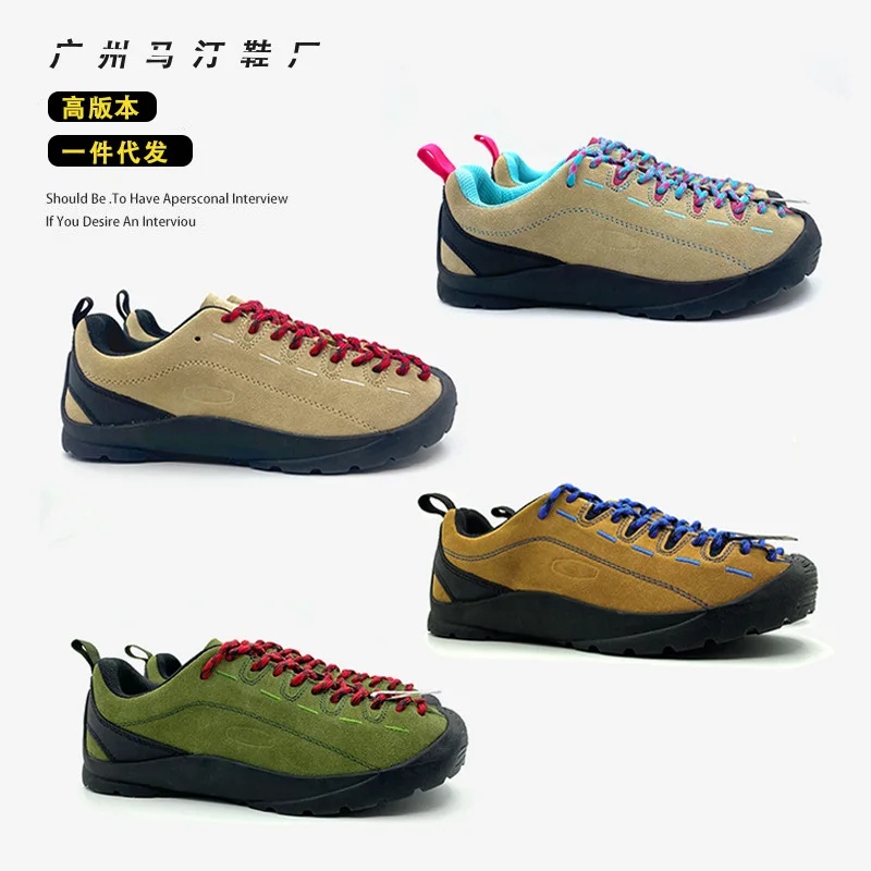 Top Trends: Fashion Men's Suede Casual Shoes Outdoor Rubber Sole Hiking Shoes For Men Autumn Winer Breathable Low-Top Trainers Sneakers Shoppable Styles