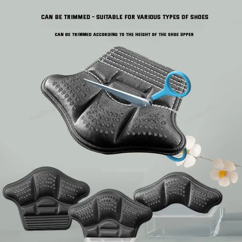 Top Trends: 5D Men Heel Protectors Stickers Comfort Leather Shoes Pads Sneakers Insoles Foot Pain Relievers Adjust Size Cushion Care Inserts Shoppable Styles - Image 4