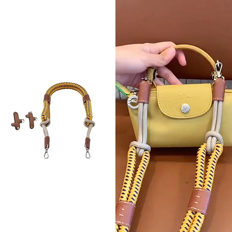 Top Trends: Nylon Shoulder Strap Bag Strap Belt Modification Buckle Purse Straps For Longchamp Bag Punching Dumpling Crossbody Bag Handbag Shoppable Styles