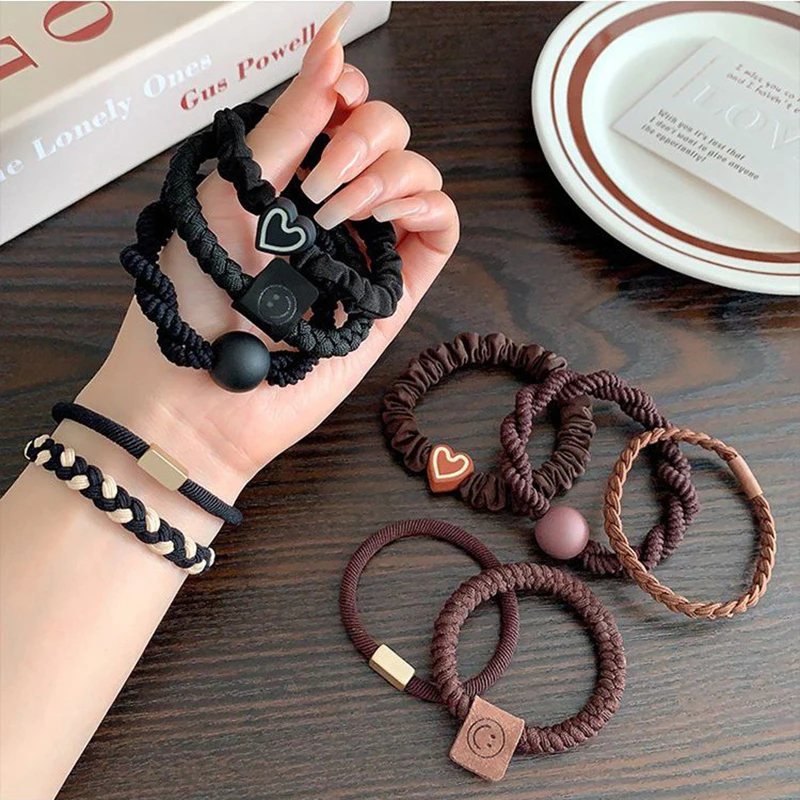 Top Trends: Hair Ties Scrunchies For Women Girls Elastic Rubber Band For Hair Gums Straps Garter Ponytail Holder Hair Band Scrunchy Shoppable Styles - Image 5