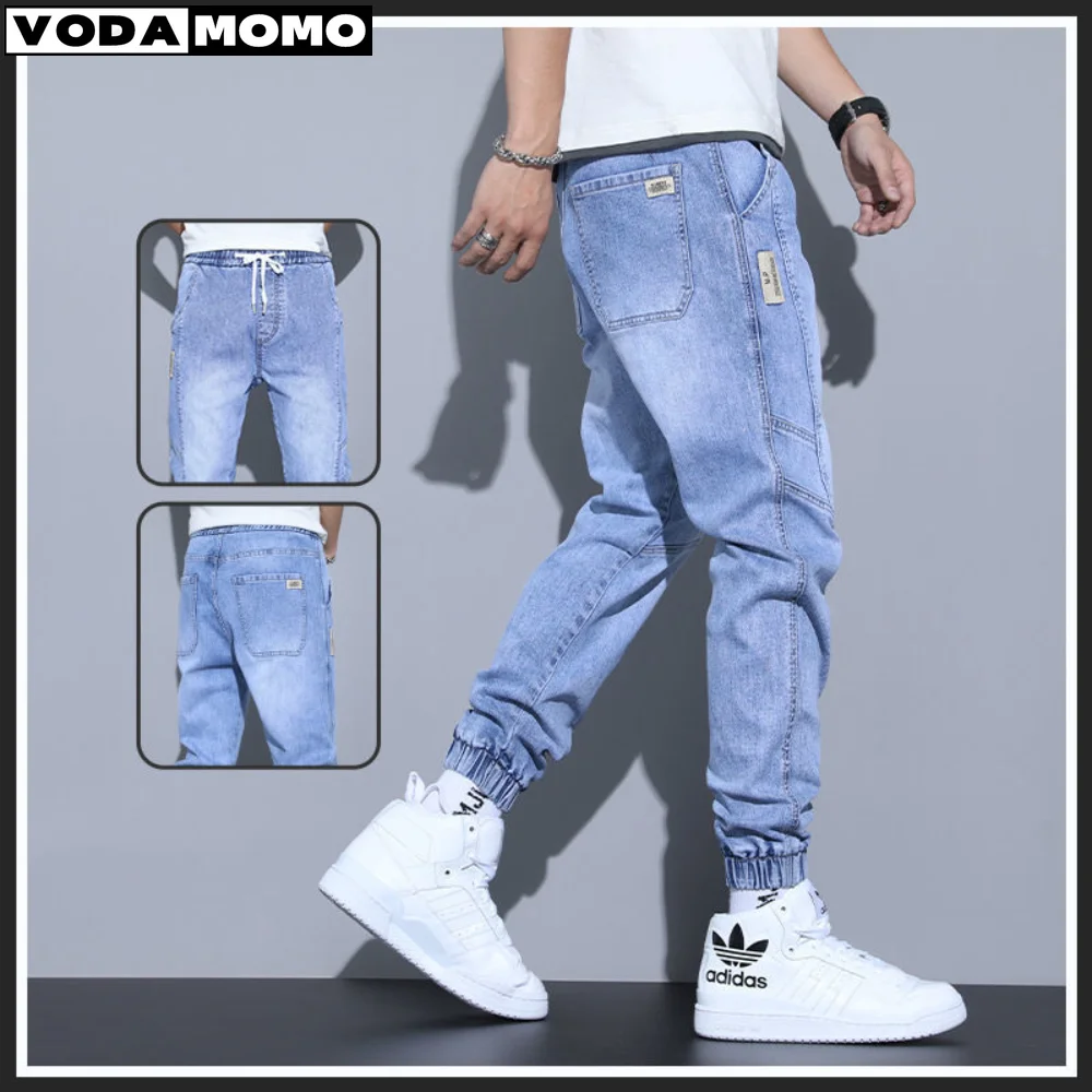 Top Trends: American Street Print Alphabet Star Jeans Men And Women Hip-hop High Street Spring And Autumn Loose Straight Drag Casual Pants Shoppable Styles