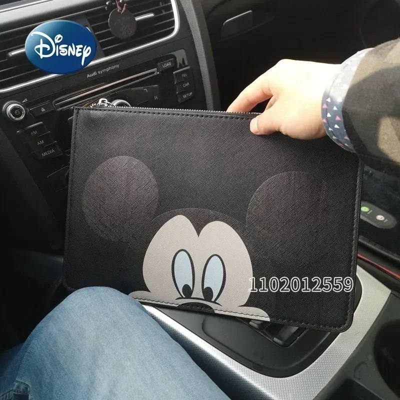 Top Trends: Disney Mickey New Men's Handbag Cartoon Men's Bag Luxury Brand Women's Handbag Large Capacity High Quality Storage Coin Wallet Shoppable Styles - Image 3