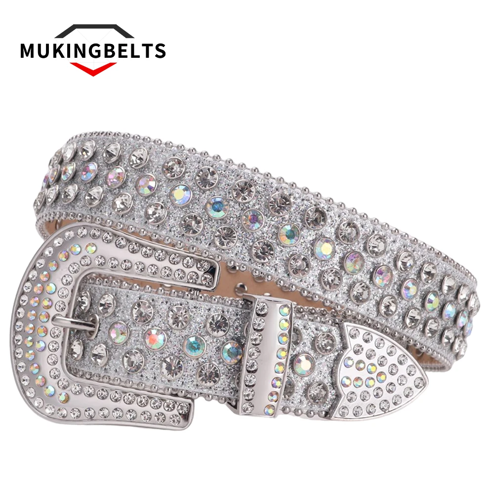 Top Trends: 2023 New Hot Western Rhinestones Belt Studded Diamond Cinturones Goth Style Crystal Diamond For Waistband Jeans Y2k Accessories Shoppable Styles