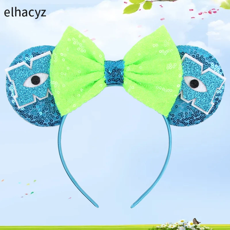 Top Trends: Mouse Ears Headband 2024 New Popular Character Hair Band For Kids Party Women Hair Accessories Girls Glitter Bow Festival Gift Shoppable Styles